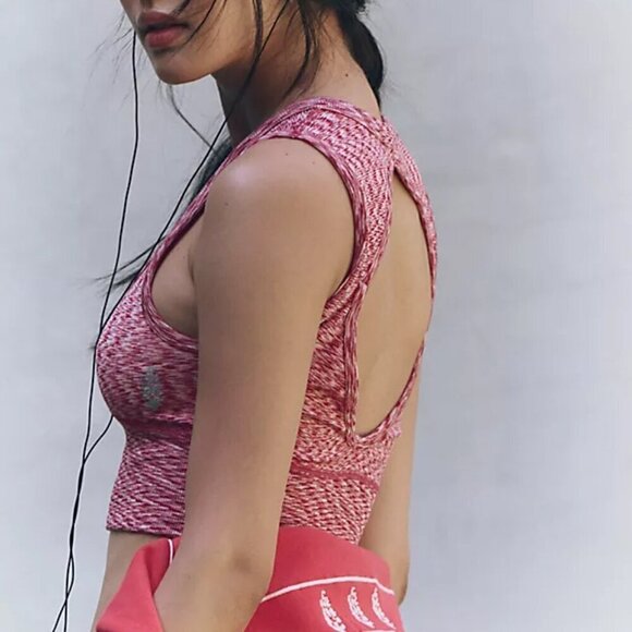 NWT FP Movement Swan Song Red Snap Front Cami - Picture 3 of 7